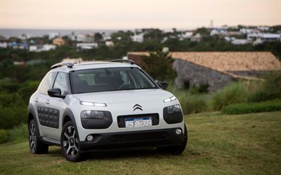 citroen c4 cactus, 4k, offroad, 2017 coches, crossovers, los coches franceses, 2017 citroen c4 cactus, citroen