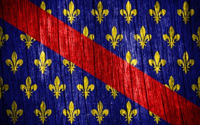 4k, علم بوربونيه, يوم bourbonnais, المقاطعات الفرنسية, أعلام خشبية الملمس, علم بوربون, مقاطعات فرنسا, بوربونايس, فرنسا