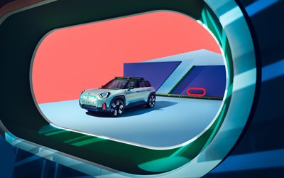 Mini Aceman Concept EV, 4k, electric cars, 2022 cars, electric crossovers, 2022 Mini Aceman Concept EV, british cars, Mini