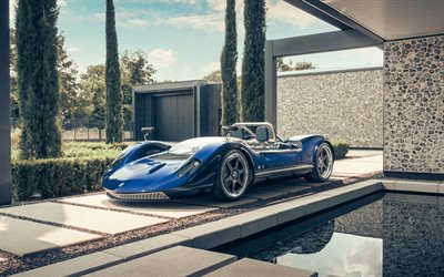 2023, Nichols N1A, front view, exterior, luxury supercar, roadster, McLaren M1A, British sports cars