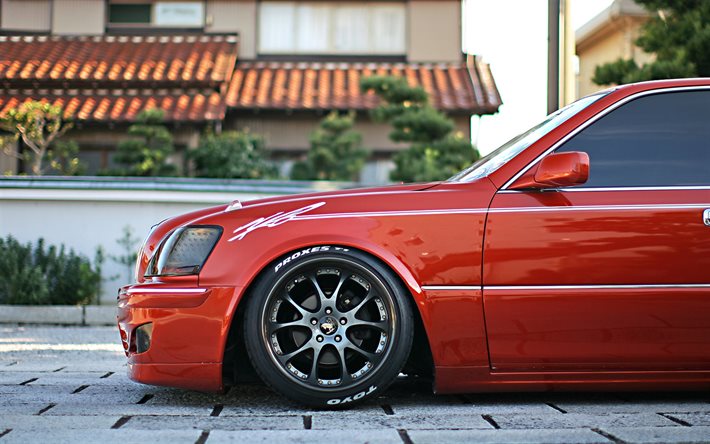 Toyota Crown Majesta, low rider, japanese cars, tuning, VIP Style, Toyota
