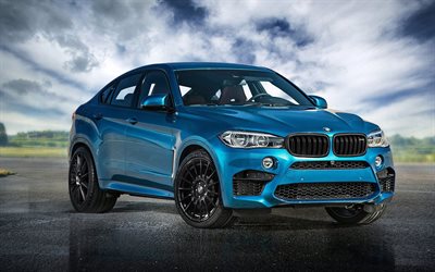 Alpha-N Performances, tuning, 2016, BMW X6, véhicules multisegments, bleu bmw