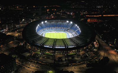 Stadio Diego Armando Maradona, Naples, Italy, evening, sunset, Italian football stadium, SSC Napoli, Naples panorama, Serie A, football, Stadio San Paolo