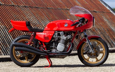 mv agusta 861 magni, 4k, vue de côté, 1978 vélos, superbikes, moto rouge, 1978 mv agusta 861 magni, motos italiennes, mv agusta
