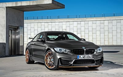 BMW M4, F82, coupe, tunign, gray bmw, supercars