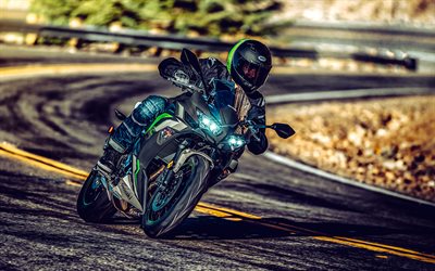 Kawasaki Ninja 650, headlights, HDR, 2022 bikes, superbikes, highway, japanese motorcycles, 2022 Kawasaki Ninja, Kawasaki
