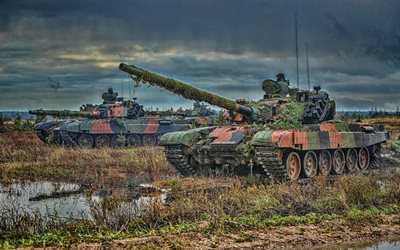 4k, pt 91 twardy, polnischer kampfpanzer, gepanzerte fahrzeuge, polen, t 72m1, panzer, polnische landstreitkräfte, moderne gepanzerte fahrzeuge
