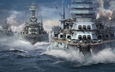 world of warships, jagare, krigsskepp, wg