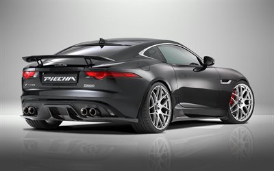 Jaguar F-Type R, 2016, Piecha Design, tuning, coupé sport, voitures de course