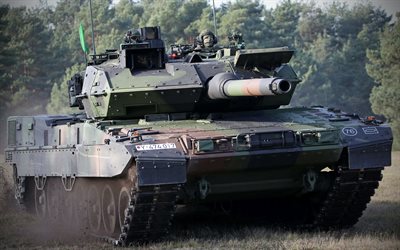 leopard 2a7, tanque de batalha principal alemão, bundeswehr, exército alemão, tanques alemães, veículos blindados, mbt, tanques