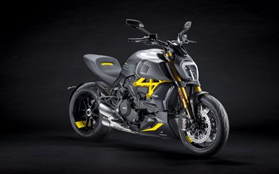ducati diavel, 4k, estudio, 2022 motos, superbikes, 2022 ducati diavel, fotos con ducati, italiano de motocicletas, ducati
