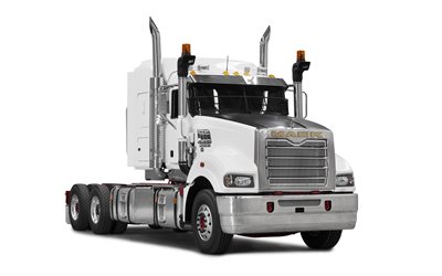 mack titan 6x4, 4k, estudio, lkw, 2010 camiones, au-spec, transporte de carga, 2010 mack titan, camiones, camiones americanos, mack