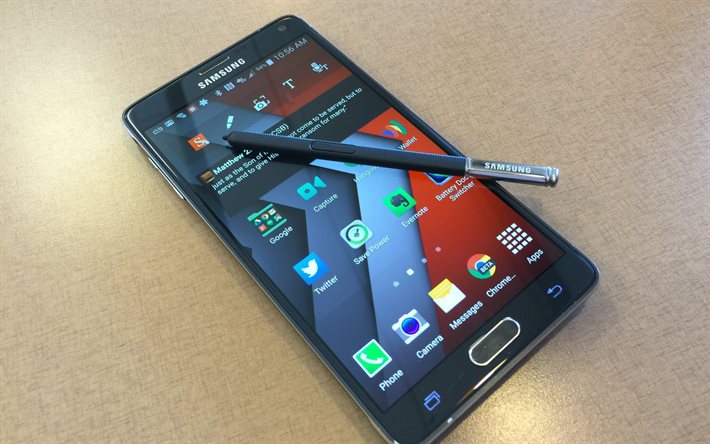 kynä, älypuhelin, samsung, hi-tech, 2015