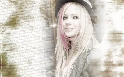 la cantante, de celebridades, rubia, Avril Lavigne, cantante, chica