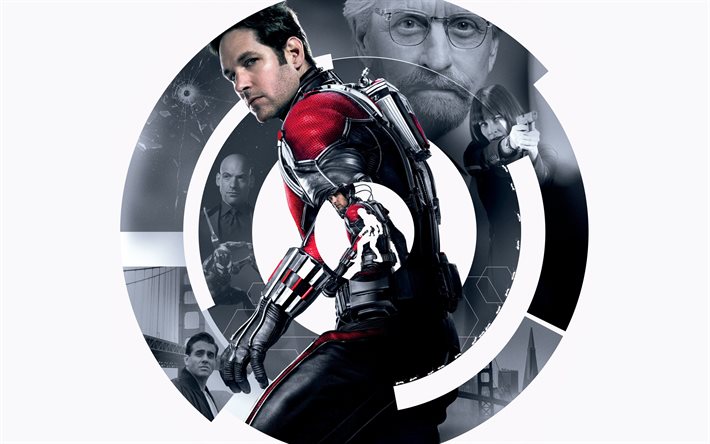 ant-man, de fantaisie, d'affiches, 2015, action, film, paul rudd, hayley atwell
