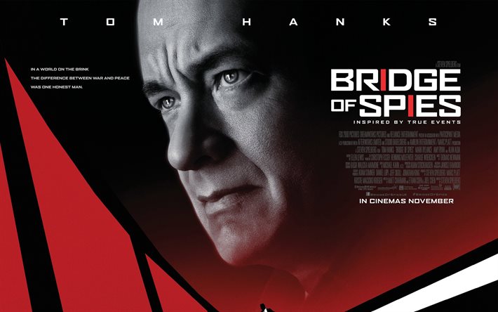 2015, movie, poster, tom hanks, spy bridge, steven spielberg