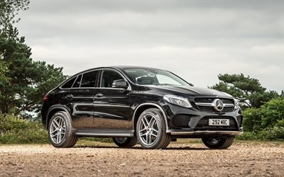 350d, gle, coupe, musta, mercedes-benz, 2016, uusi