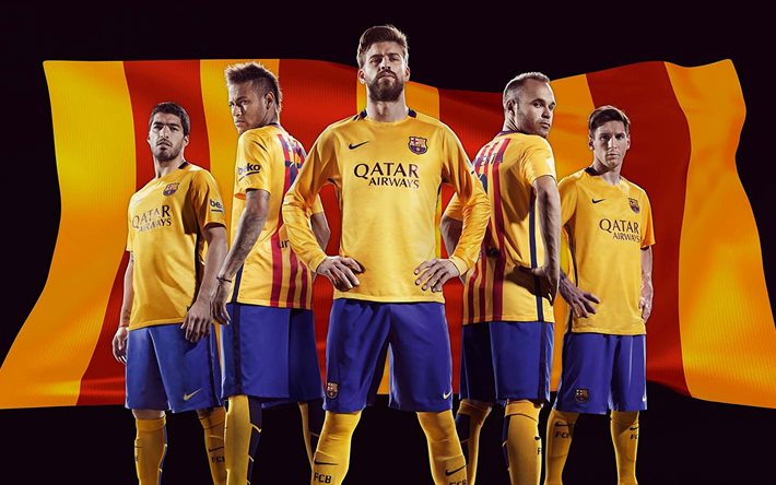 form, fc barcelona, nike, football, away kit, advertising