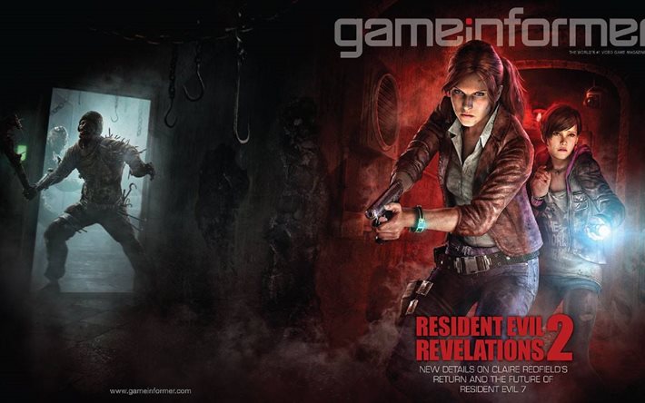 cover, 2015, artwork, video game, revelations 2, genre, resident evil, survival horror
