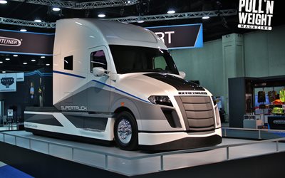 superkuorma-auto, 2016, paljastaa, freightliner, tulevaisuus, daimler truck, tekniikka