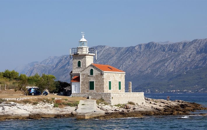 girona, 건축물, 스페인, 석 lighthouse