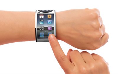handgelenk -, technologie -, iwatch, smart watch