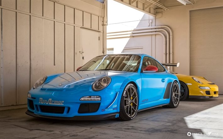 sport cars, tuning, 2016 Vorsteiner Porsche 911 GT3 V-FF 101, garaje