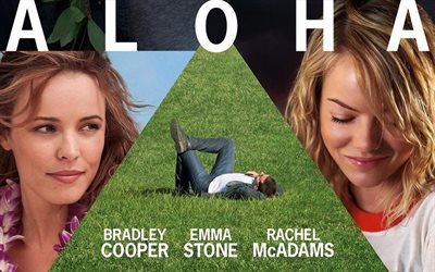 komedi, drama, emma stone, poster, rachel mcadams, 2015, john krasinski, aloha, bradley cooper Romantik film