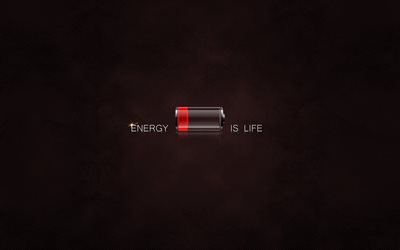 미, 생명의 에너지, 어두운 배경