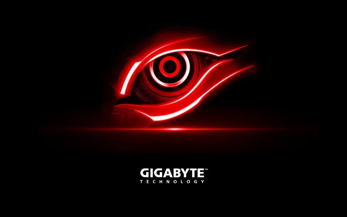 tecnologia gigabyte, olhos vermelhos, a empresa, deviantart