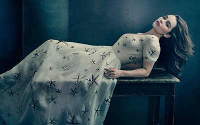 thr, जर्नल, एमिलिया क्लार्क, 2015, फोटोशूट, प्रसिद्ध व्यक्ति, अभिनेत्री