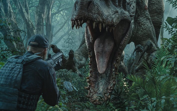 rex dinosaurier, jurassic world, indominus, thriller, fantasy, 2015