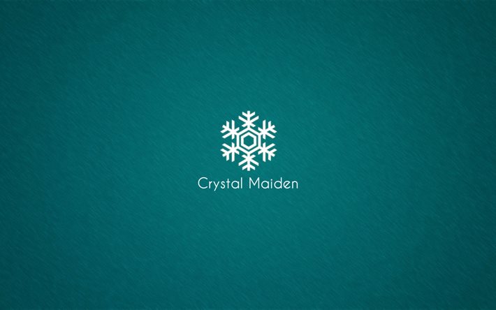 snowflake, dota 2, minimalism, ?crystal maiden, heroes