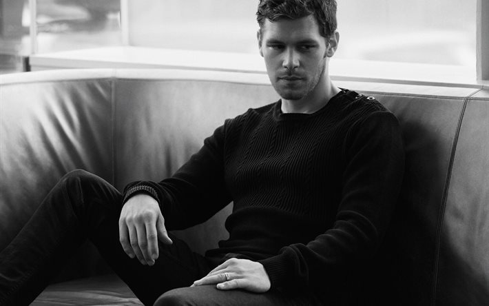 black and white, photoshoot, joseph morgan, the laterals, actor
