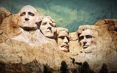 ابراهام لينكولن, راشمور, ثيودور روزفلت, جورج واشنطن, داكوتا الجنوبية, توماس جيفرسون, الولايات المتحدة الأمريكية