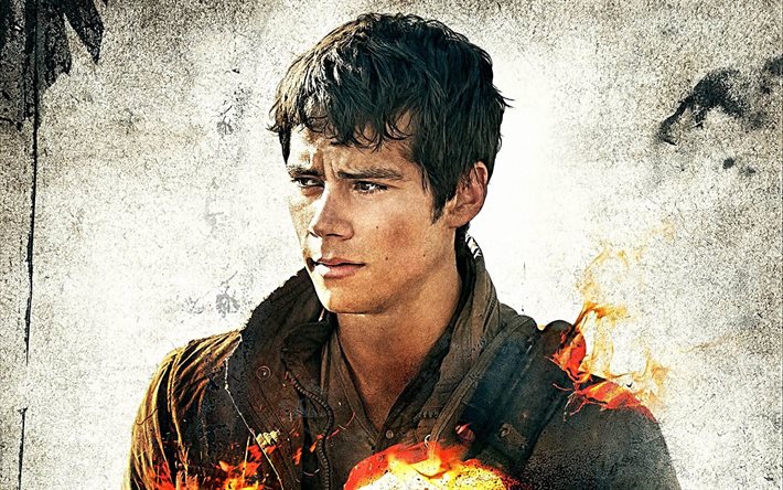 maze runner, fantasy, action, thriller, trial by fire, 2015, poster, dylan o'brien, thomas