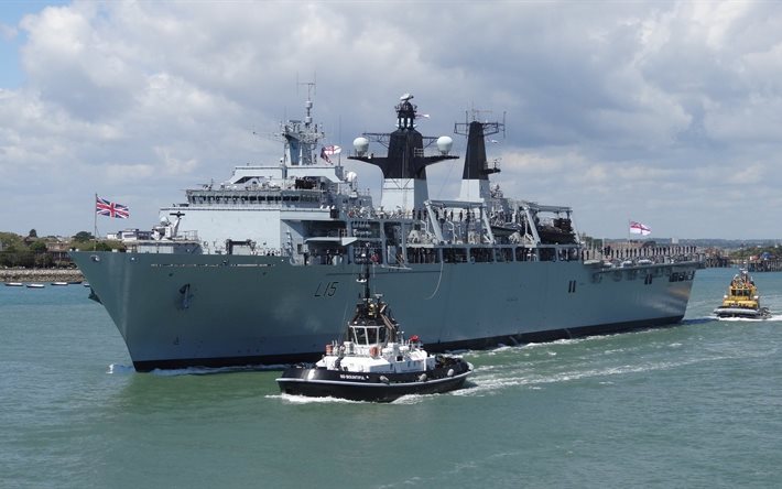 el buque de guerra de la marina británica, jalones