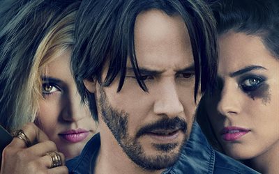 horror, poster, the film, thriller, 2015, knock knock, keanu reeves, who is it, lorenza izzo