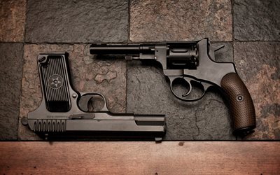 revolver, tokarev, tula, the gun