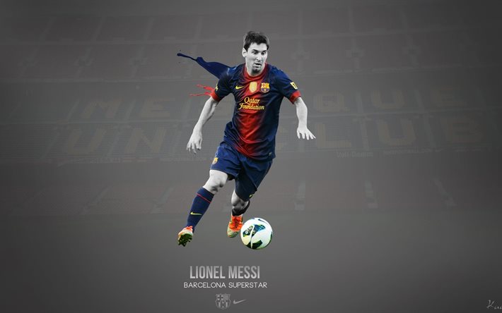 برشلونة, ليونيل ميسي, لاعب, بطل