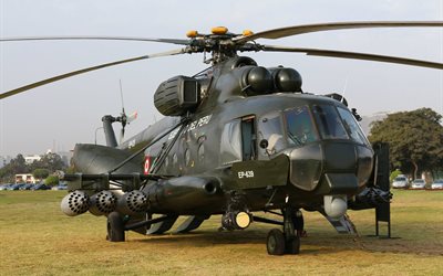 parking, the mi-8amtsh, the mi-171sh, helicopter, aviation
