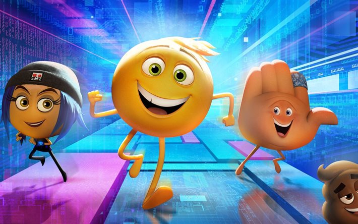 Emojimovie Express Yourself, poster, 2017, characters, 3d-animation
