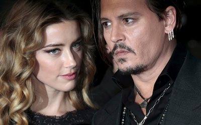 Amber heard, Johnny Depp, los actores, los cónyuges