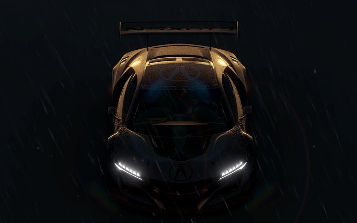 Forza Horizon 3, 4K, simulador de carreras, Acura NSX GT3