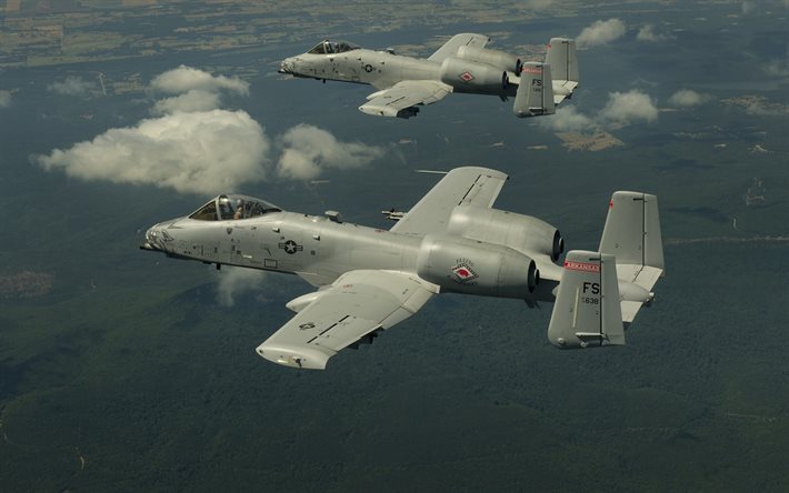 fairchild-republic a-10, thunderbolt ii, attackflygplan, us army, us air force