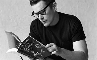 Ethan Hawke, actor, guys, 2016, photoshoot, The Happy Reader, celebrities, black and white photo