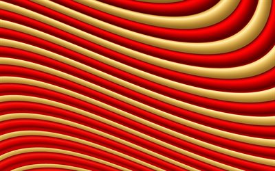texturas de ondas 3d, 4k, arte 3d, creativo, fondo ondulado 3d, ondas 3d, antecedentes con olas, texturas 3d