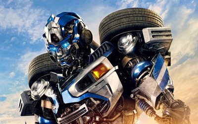 Mirage, 4k, Transformers Rise of the Beasts, 2023 movie, fiction action films, Mirage Transformers, fan art, Transformers