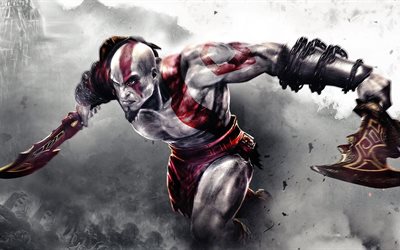 kratos, 2015, spel, karaktär