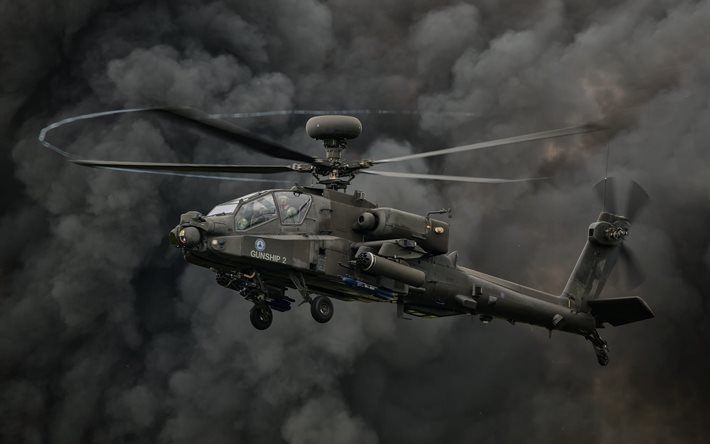 ah-64, apache, mcdonnell douglas, attackhelikopter, den amerikanska armén
